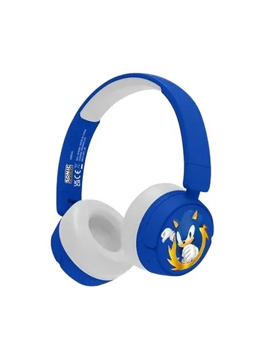 Bluetooth Headset Sonic the Hedgehog mit Elternkontrolle - Kopfhörer für Kinder, sicher mit 85dB Lautstärkebegrenzung, ideal für Musik, Filme und Spiele für 3-7-Jährige.