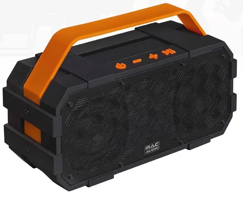Mac Audio BT Wild 801 Bluetooth Lautsprecher Schwarz-Orange Akku UVP 79,99 Euro